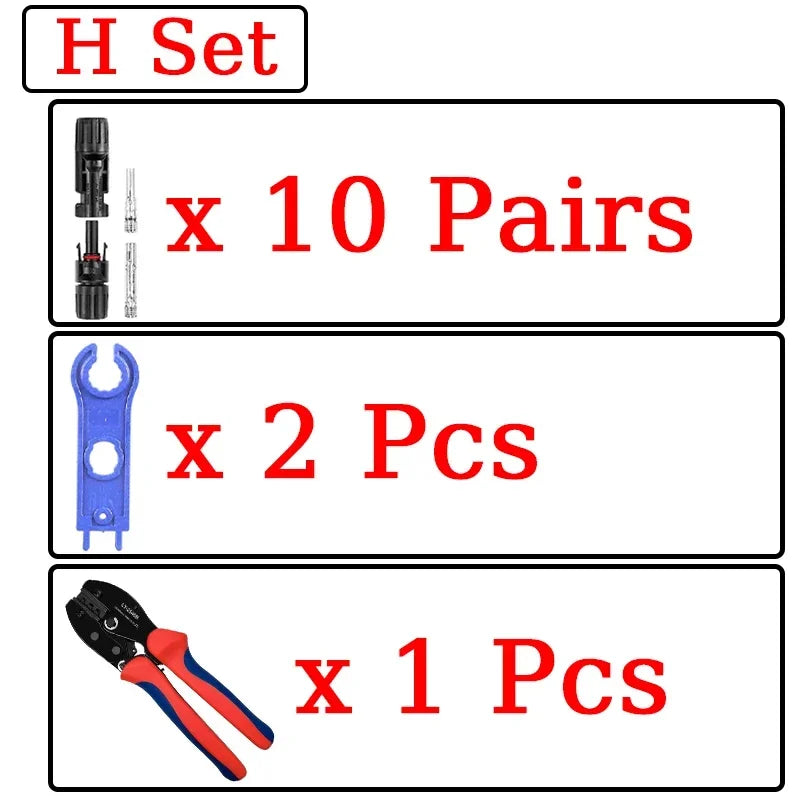 1/5 ensembles de connecteurs solaires photovoltaïques IP67 Y/T Type 30A 1000V, Kit de branche 3-7 voies pour câble PV/MC, Module de batterie 2.5/4/6 mm2