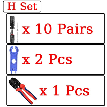 1/5 ensembles de connecteurs solaires photovoltaïques IP67 Y/T Type 30A 1000V, Kit de branche 3-7 voies pour câble PV/MC, Module de batterie 2.5/4/6 mm2