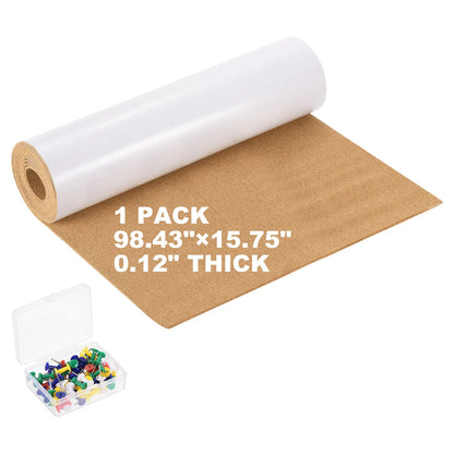 Panneau Carré Auto-Adhésif en Liège, Petit Panneau à Épingles avec Pince à Bois, Carreaux de Liège Mural