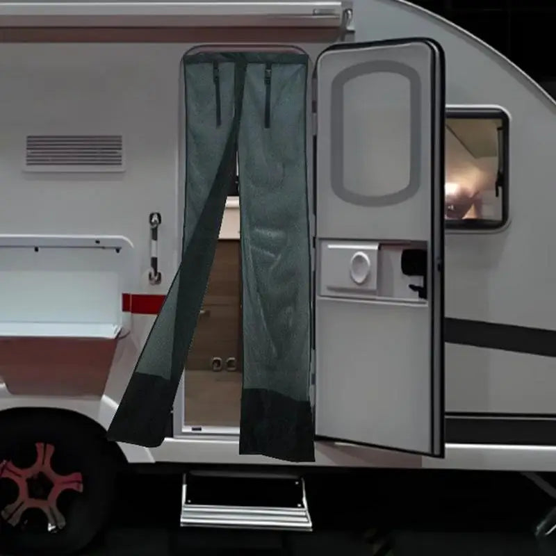 Moustiquaire anti-insectes d'été, rideaux de porte en maille, fermeture automatique, écran de porte, rideau de cuisine, accessoires de camping-car