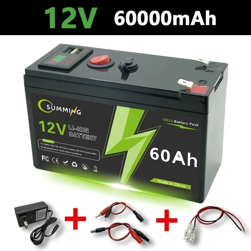 LiFePO4 12V 150Ah  Rechargeable Lithium Battery,Built-in BMS,Perfect for Ride on Toys,solar panels,Fish Finders,Power Wheels