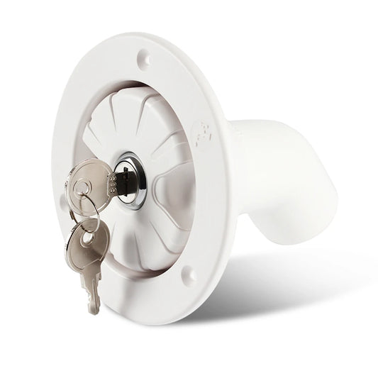 Accessoires pour camping-car, trappe de remplissage d'eau douce par gravité, filtre d'entrée verrouillable, bouchons de réservoir de remorque, remplissage de caravane, cou pour bateau et camping-car