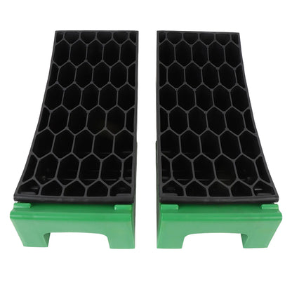 Compte-gouttes portable incurvé avec coussinets coordonnants pour camping-car, remorque, Hurhome, capacité de charge de 35000lb, 6 pièces