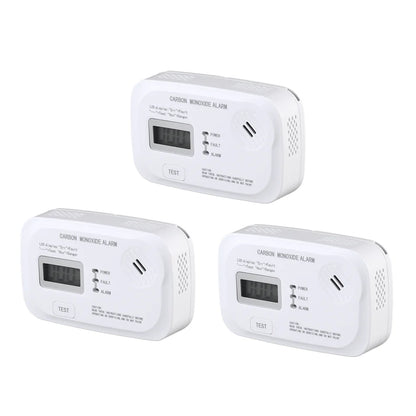 Détecteur de monoxyde de carbone EN50291, capteur de CO Portable, alarme de monoxyde de carbone pour maison, camping-car, voyage, Garage, affichage LCD, piles AA