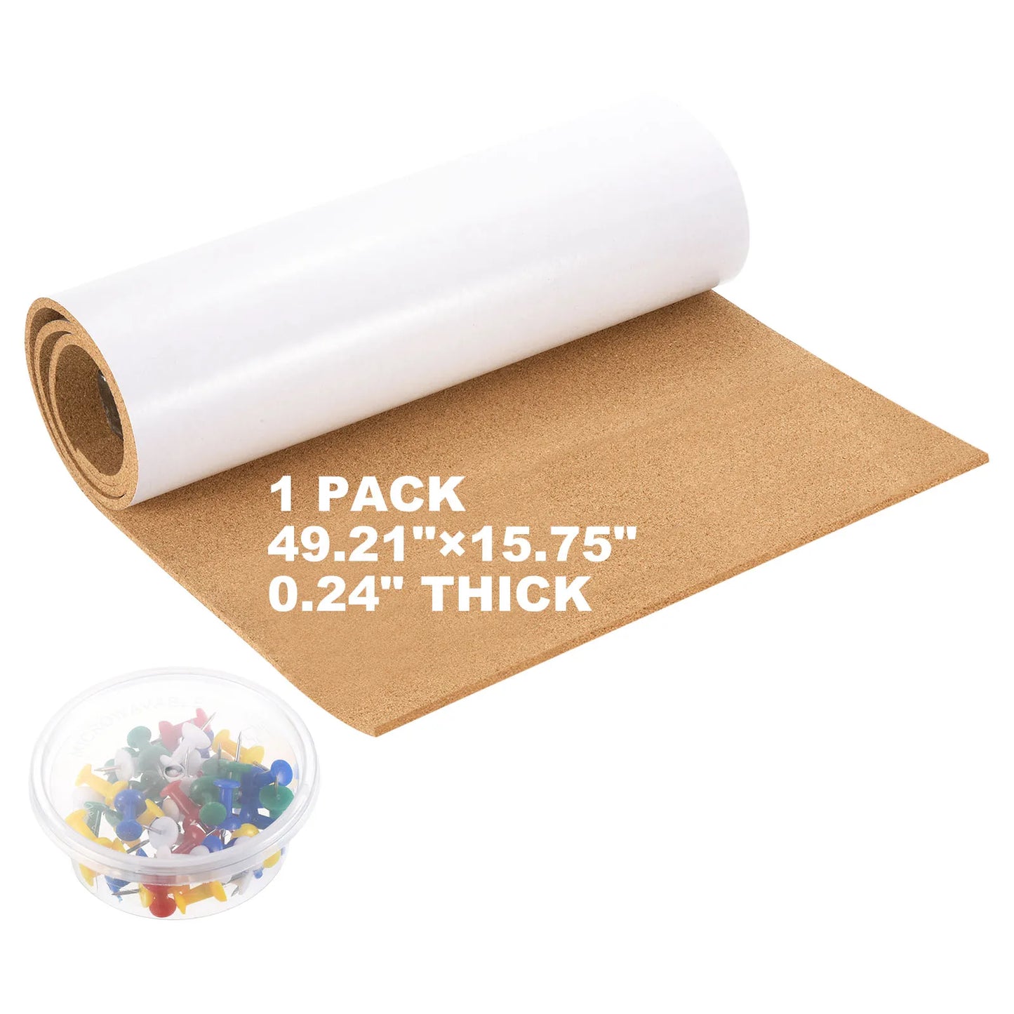 Panneau Carré Auto-Adhésif en Liège, Petit Panneau à Épingles avec Pince à Bois, Carreaux de Liège Mural