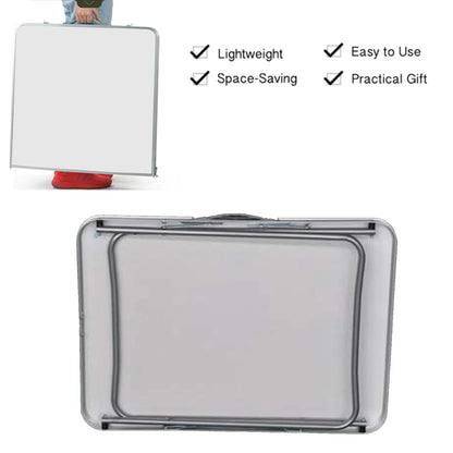 Table de camping pliable, table de pique-nique portable, petit bureau pour ordinateur portable, table de lit quebed TV, bureau à domicile, 80x60x69cm