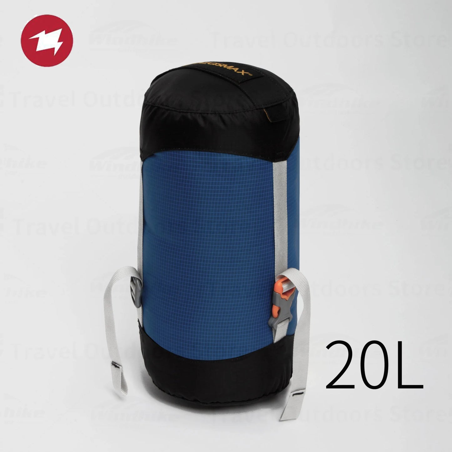 GISMAX-Sac de compression imperméable en nylon, sac de couchage de camping, accessoires de rangement, extérieur, ultra léger, 1,5 L-45L