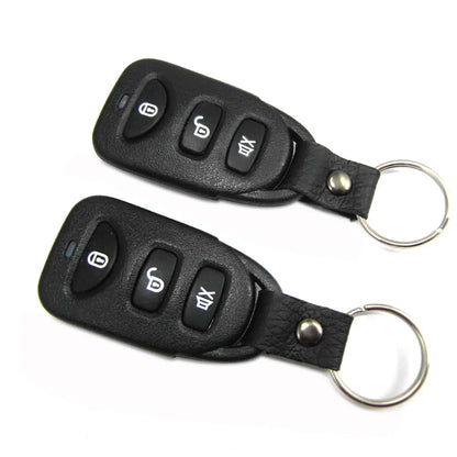 Système d'alarme antivol pour voiture et moto, protection de sécurité pour véhicule, 2 télécommandes, 12V, 1 voie