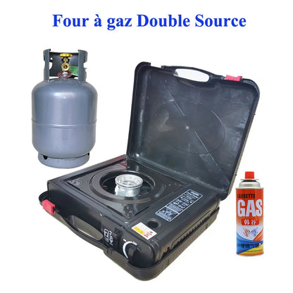 Cuisinière à gaz butane portable, cassette extérieure, cuisinière de camping, cuisinière de pique-nique, pêche, chasse, barbecue, cuisine