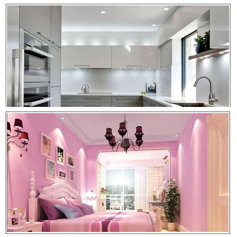 Mini Downlight Encastré pour la Maison, Simple, Ultra-Mince, Encastré au Plafond, Étagère, Collection de Bijoux, Spot d'Armoire, 3W, 12V, 24V