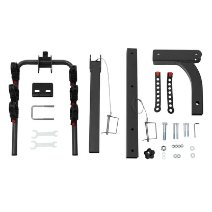 Porte-vélo porte-vélo supports de porte-vélo, support de vélo d'attelage de 2 pouces avec cadre en acier pliable, porte-vélo robuste