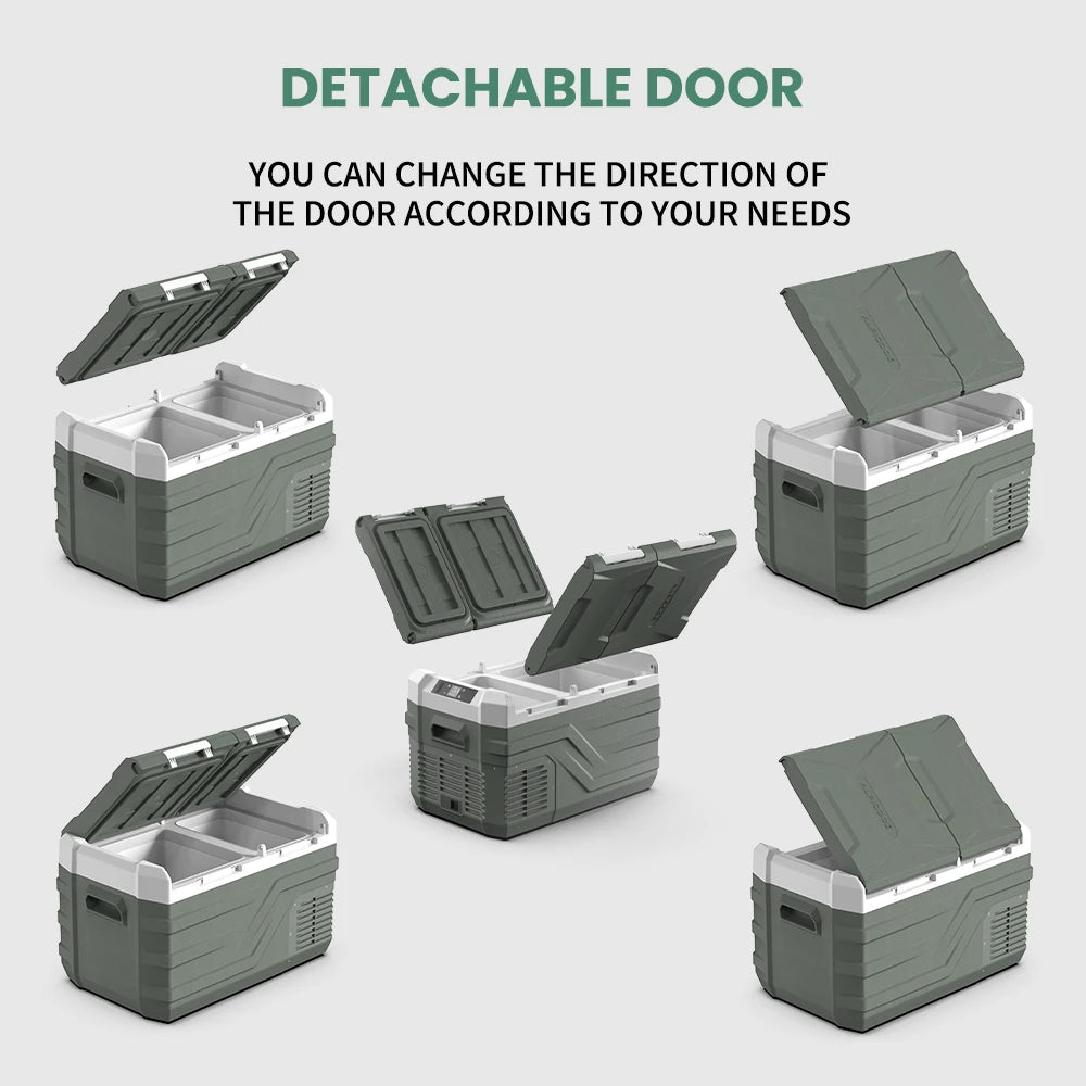 Alpicool NLS 20L 30L 40L réfrigérateur de voiture Mini réfrigérateur congélateur 12 V refroidisseur à compresseur Portable 12/24 V DC 100-240 V AC pour le Camping