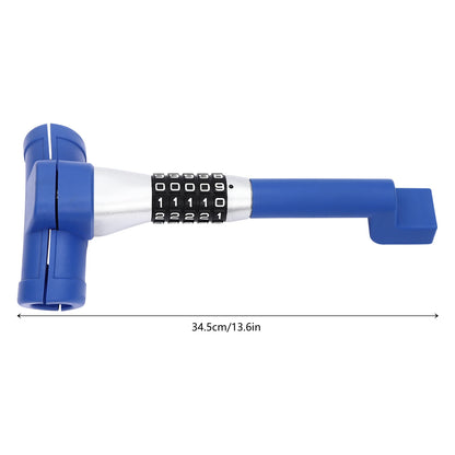 Auto-Lenkradschloss Anti-Diebstahl |   Ajustement universel, longueur ouverte 40,8 cm, serrure de volant bleue en acier et aluminium