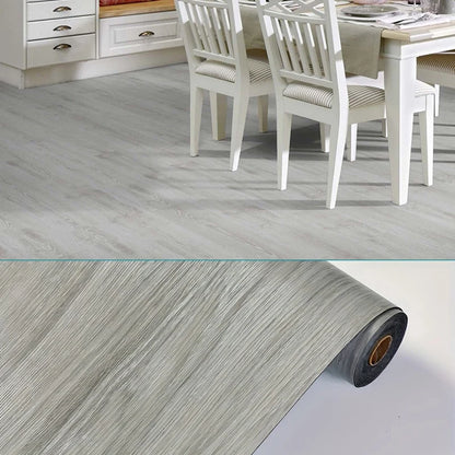 Autocollants de sol auto-adhésifs en PVC, Grain de bois, imperméables, pour salon, chambre à coucher, armoire, épaississement de la maison, 3/10m