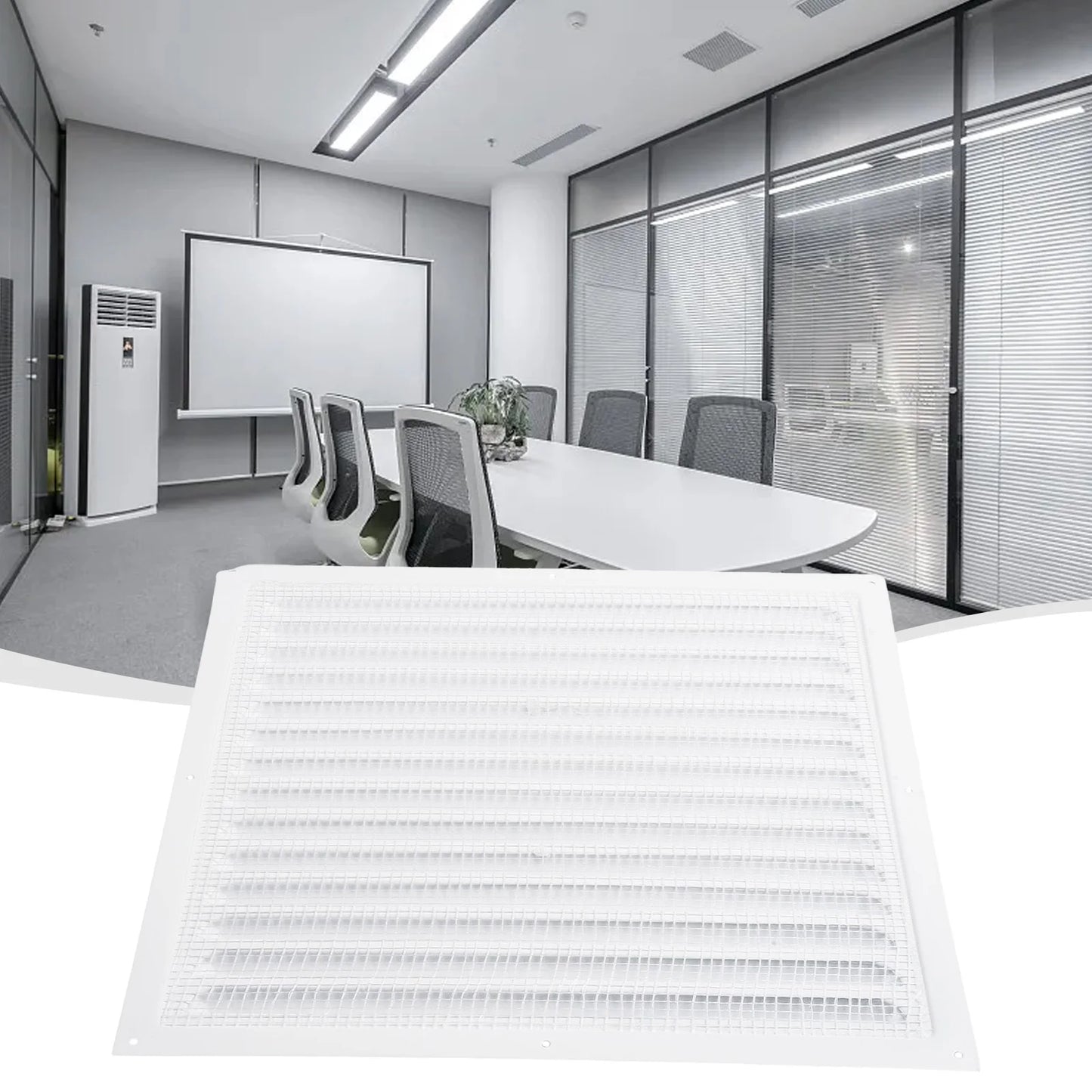 Grille d'aération en métal, couvercles de Ventilation, Grilles en aluminium, conduit de chauffage, évents de refroidissement, plaque d'écran anti-insectes, évents d'air