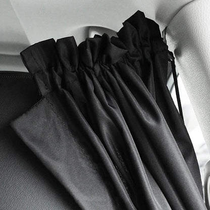 Rideau de fenêtre de siège avant et arrière, couverture pare-soleil, noir, pour voiture, taxi, van, cabine, camping-car, protection de la vie privée