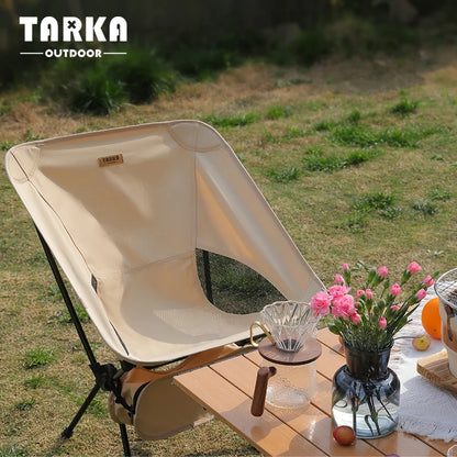 TARKA – ensemble de chaises de Camping pliables, légères, ultralégères, pour sac à dos, lune, pour jardin, pique-nique, plage, pêche