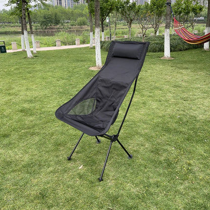 Chaise de Camping Portable en plein air, siège de Camping pliable et allongé en tissu Oxford pour pêche barbecue Festival pique-nique plage chaise ultralégère