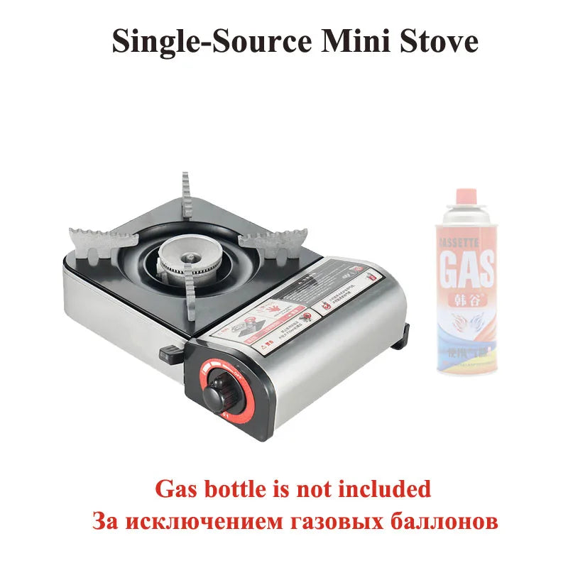Cuisinière à gaz butane portable, cassette extérieure, cuisinière de camping, cuisinière de pique-nique, pêche, chasse, barbecue, cuisine