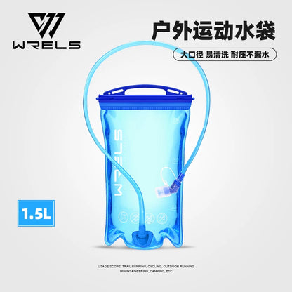 WRELS bouteille d'eau pliable en Silicone en plein air voyage Sport course cyclisme bouilloire bouteille d'eau sans BPA 500 ml avec paille