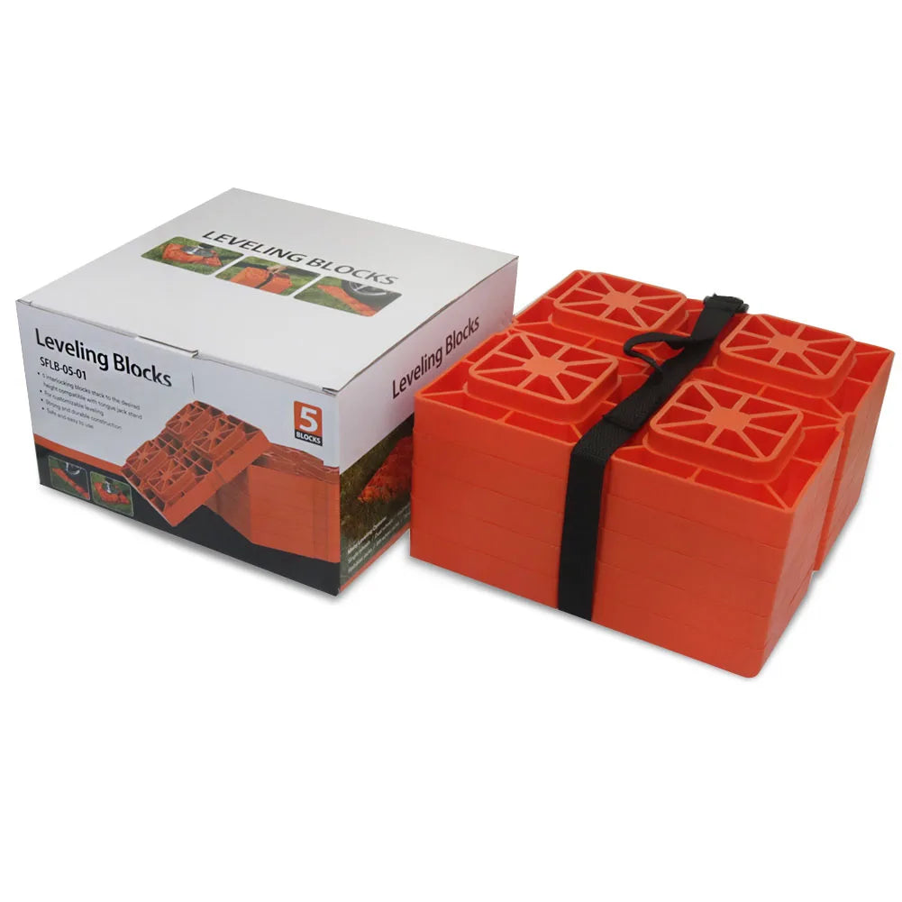 Tampons anti-chute rapDuty, blocs anti-chute imbriqués, butée de roue de caravane, camping-car, voitures, nuits coordonnantes