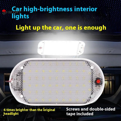 Barres LED pour plafond de voiture, éclairage de toit universel 12v-85v 1 pièce, adapté à l'intérieur de camping-car et à la lampe de lecture