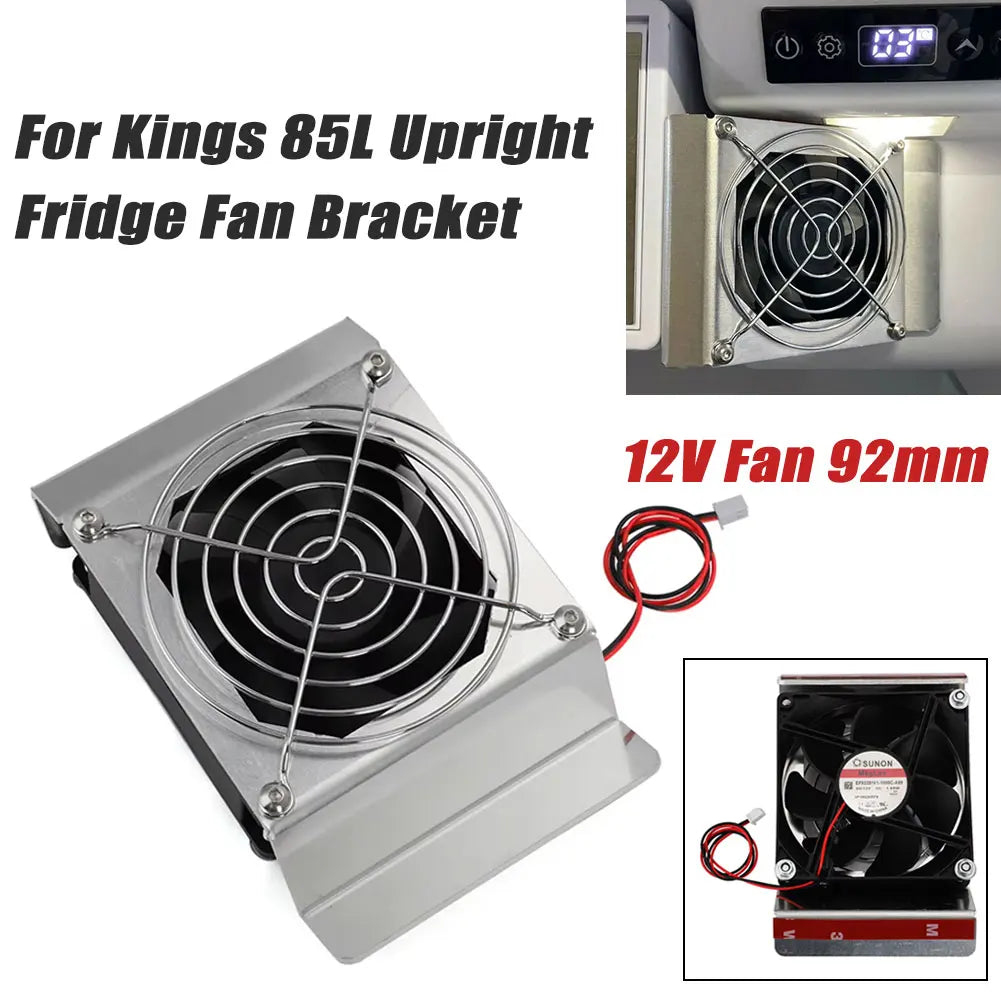 Ventilateur de réfrigérateur vertical en aluminium, ventilateur pour Kings 85L, 130L, DC85X, DC130X, 12V, 92mm