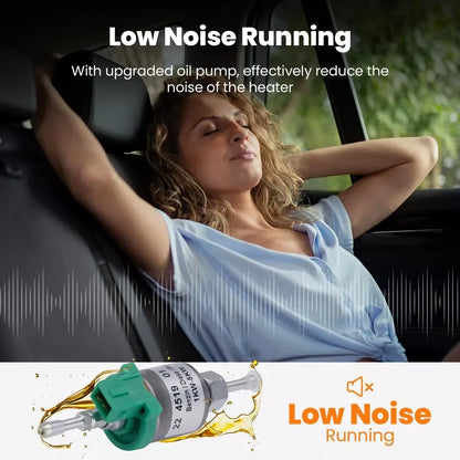 Chauffage à air diesel portable avec moniteur numérique, chauffage de stationnement, économie de carburant et efficace, camions, bateau, camionnette, voiture, 12V, 5KW, 5000W, 24V