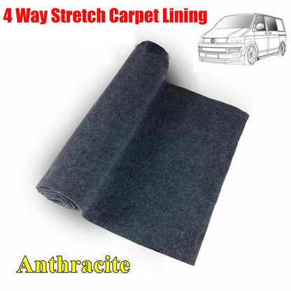 Tapis de doublure de camping-car extensible à 4 voies VW T6 5 Transporter, tissu Non tissé, haute oxygène, ignifuge, isolation thermique, caravane