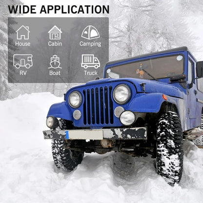 FDIK 5kw chauffage à air diesel 12v 24v avec application Bluetooth coque en aluminium chauffage de stationnement pour voiture bus camion bateau RV