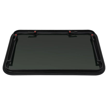 Fenêtres de caravane et de camping-car, 800x500mm, coins arrondis, fenêtre push-out en verre trempé pour camping-car, caravanes, camping-cars