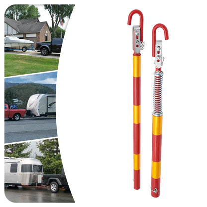 Barre de Remorquage Absorbée par les Chocs pour Voiture, Outil d'Aide au Remorquage, Rigide, en Fer, 5 Soudures, 5000kg