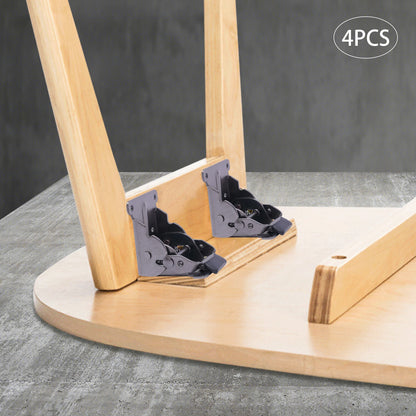 Brakcet pliant 4 pièces 0 ° -90 °   Support pliant autobloquant, charnière pour meubles, Table, support d'extension de charnière pliant