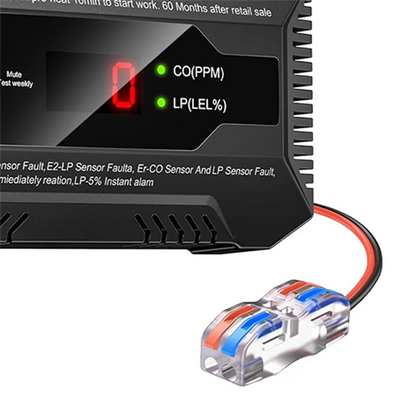 WHYY-détecteur de fuite de gaz Propane monoxyde de carbone double alarme de gaz LP/CO pour RV et usage domestique-12V DC RV Propane