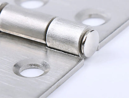 Charnière de Table pliante à rabat en acier inoxydable, charnière à bord rond rotative à 180 degrés, charnière de porte d'armoire avec vis, 6/10/20/40 pièces