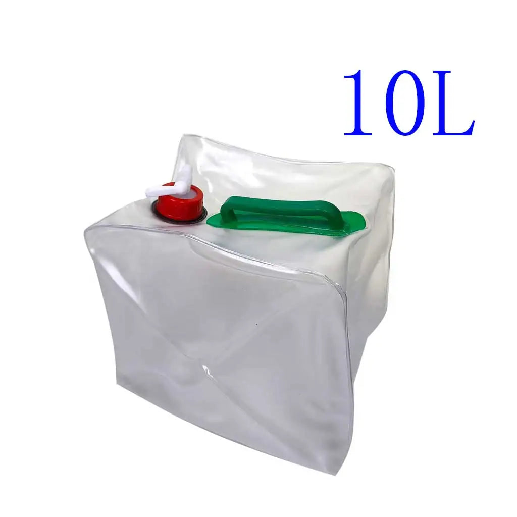 Sac à eau pliable 10L/20L, seau de transport d'eau pliable, conteneur d'eau extérieur pour Camping randonnée pique-nique barbecue voyage