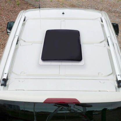 Ventilateur de Toit Réversible pour Hurhome, 36cm/14.2 Pouces, Silencieux, Continu, avec Télécommande de 12V