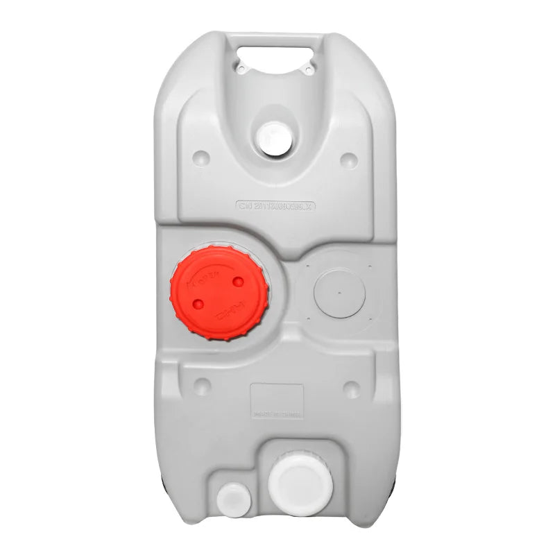 Réservoir d'eau portable pour camping-car 40 L avec roulettes, vidange et remplissage rapides, poignée pliante, pour camping, remorque, caravane – Livraison rapide locale