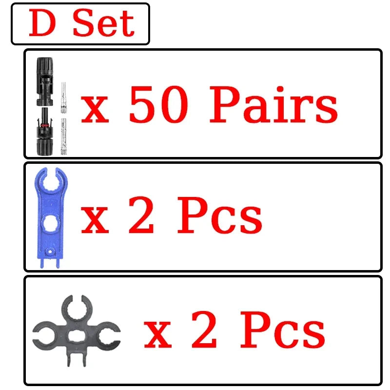 1/5 ensembles de connecteurs solaires photovoltaïques IP67 Y/T Type 30A 1000V, Kit de branche 3-7 voies pour câble PV/MC, Module de batterie 2.5/4/6 mm2