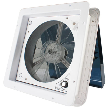 TYTXRV accessoires de caravane 11 ''12V CE RV ventilateur de toit ventilateur d'extraction de lucarne de levage manuel pour camping-car remorque de voyage