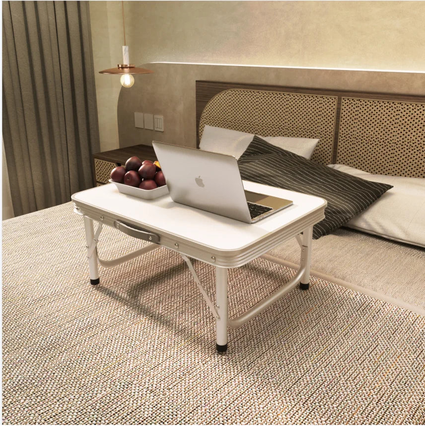 Mini Table de Camping pliante, cadre en aluminium avec poignée de transport, hauteur réglable, Portable léger et facile à transporter,