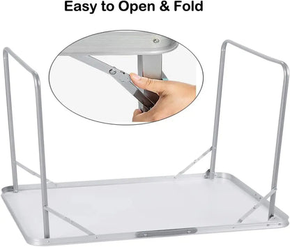 Table de camping pliable, table de pique-nique portable, petit bureau pour ordinateur portable, table de lit quebed TV, bureau à domicile, 80x60x69cm