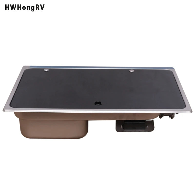 Cuisinière à gaz universelle pour camping-car RV |   Cuisinière en acier inoxydable avec évier pour bateaux, camping-car, cuisines extérieures et plus encore, livraison rapide