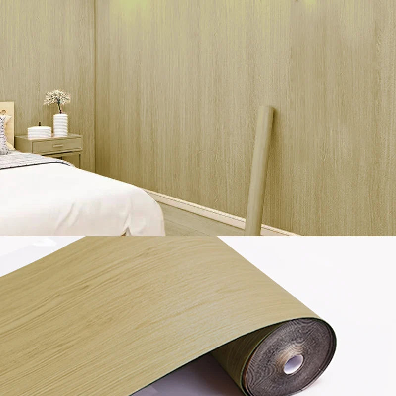 Autocollants de sol auto-adhésifs en PVC, Grain de bois, imperméables, pour salon, chambre à coucher, armoire, épaississement de la maison, 3/10m