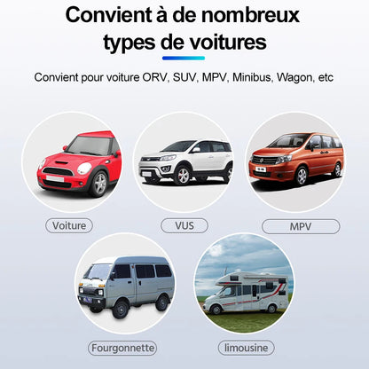 E-ACE Intelligent TPMS voiture pression des pneus alarme système de surveillance de la température 4 capteurs affichage solaire Intelligent USB et charge solaire