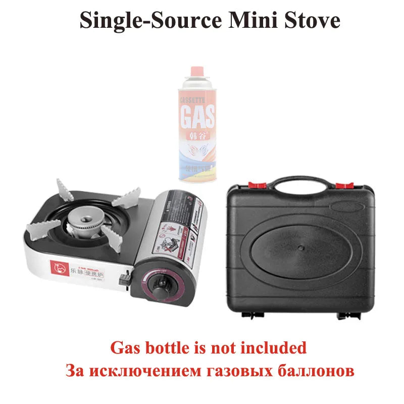 Cuisinière à gaz butane portable, cassette extérieure, cuisinière de camping, cuisinière de pique-nique, pêche, chasse, barbecue, cuisine