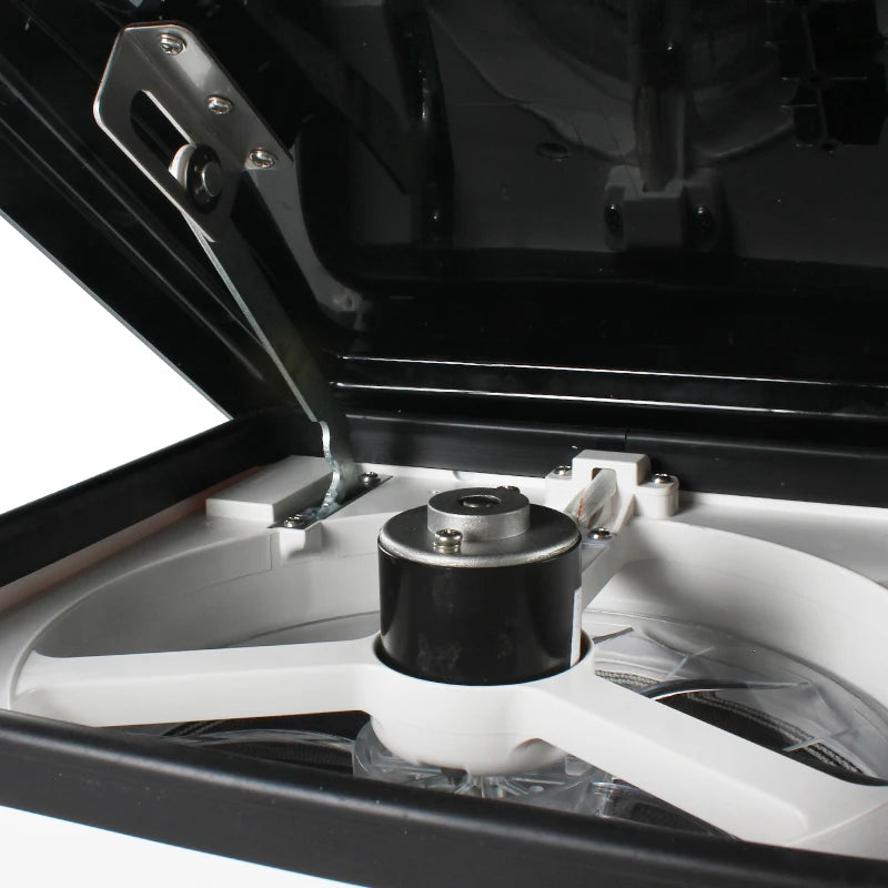 TYTXRV accessoires de caravane 11 ''12V CE RV ventilateur de toit ventilateur d'extraction de lucarne de levage manuel pour camping-car remorque de voyage