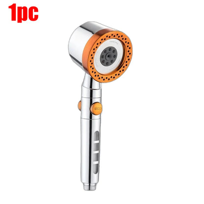 Pommeau de douche à économie d'eau, 5 Modes de pulvérisation, pomme de douche à main ABS pour Spa, grand débit, filtre de salle de bains Portable, ensemble de buses de robinet de douche