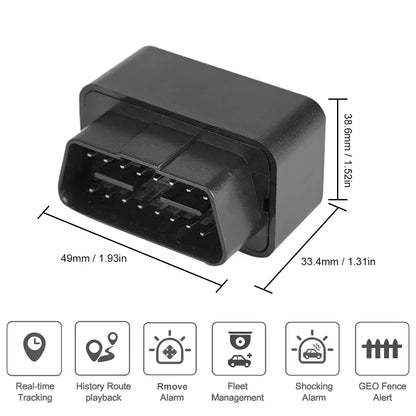 Mini traceur GPS 2G 4G, 12V-24V, dispositif de suivi d'alarme antivol pour voiture, appel SMS, localisateur de géofence, application gratuite pour iOS et android