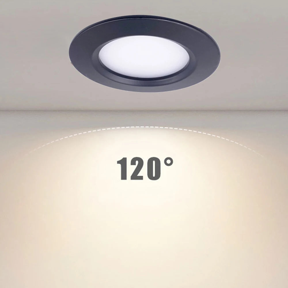 Mini Downlight Encastré pour la Maison, Simple, Ultra-Mince, Encastré au Plafond, Étagère, Collection de Bijoux, Spot d'Armoire, 3W, 12V, 24V